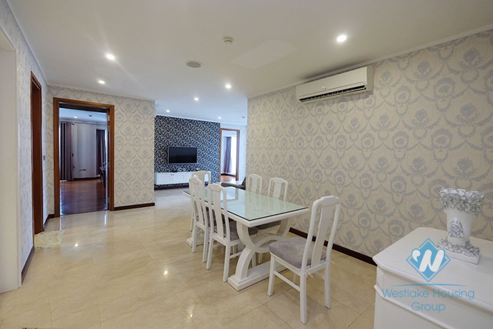 Beautiful three bedrooms apartment for rent in L2-Ciputra Urban, Tay Ho district, Ha Noi